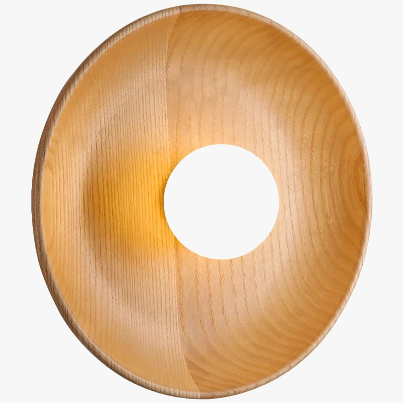 applique murale led simple design bois massif nordique