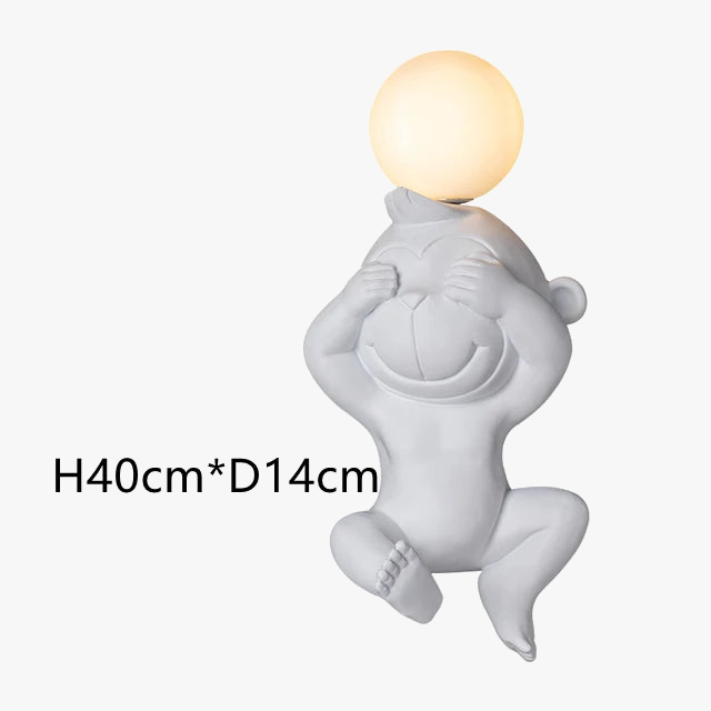applique murale led singe variateur pour éclairage intérieur