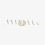 Applique murale LED spirale lumineuse en aluminium