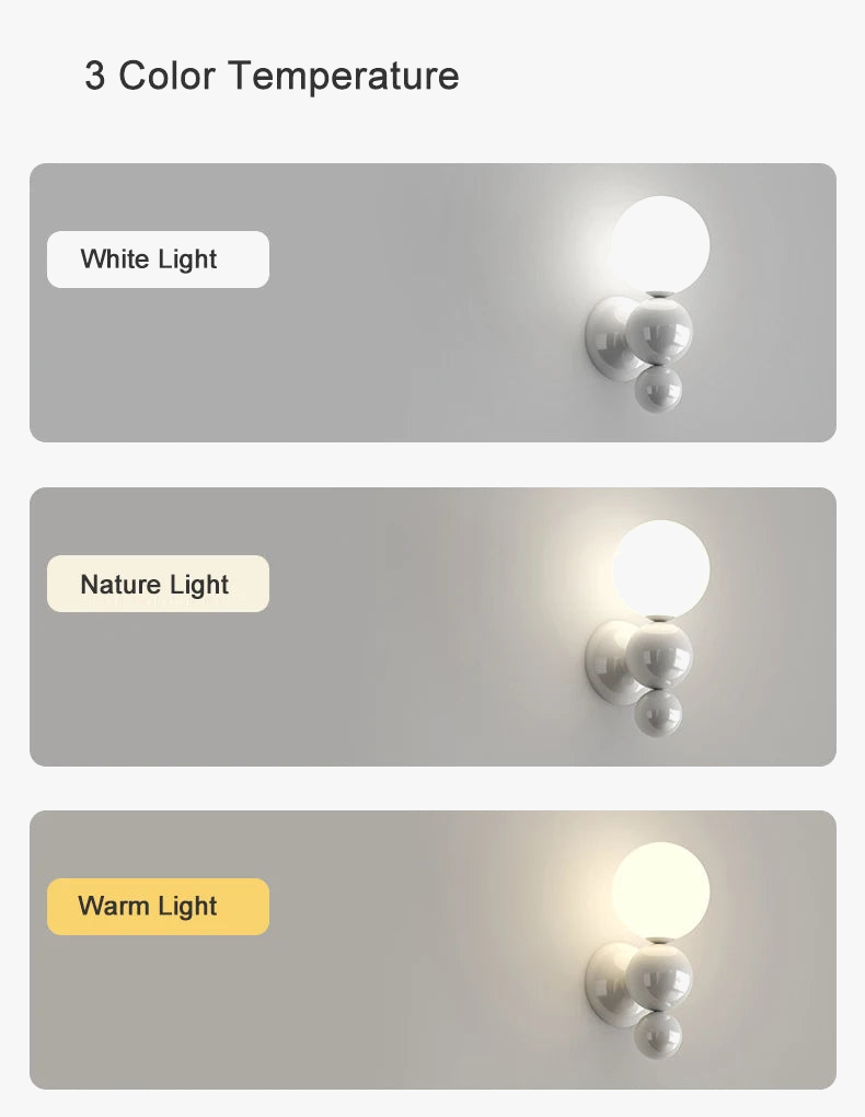 applique murale led style ins pour décoration salon