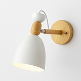 applique murale led style nordique en bois moderne