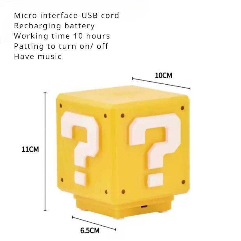 applique murale led super question mark pour décoration e-sports