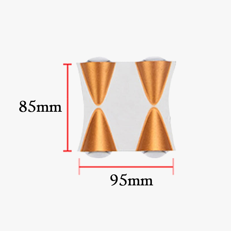 applique murale led télescopique pour décoration intérieure et extérieure