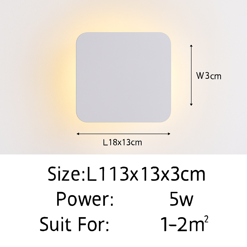 applique murale led tactile nordique simple loft décor