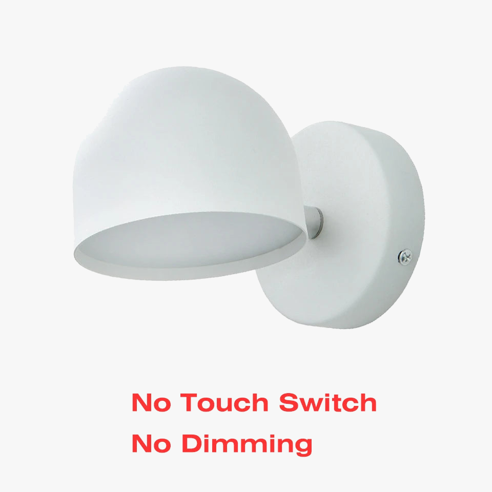 applique murale led tactile rotative 350° avec variateur et prise