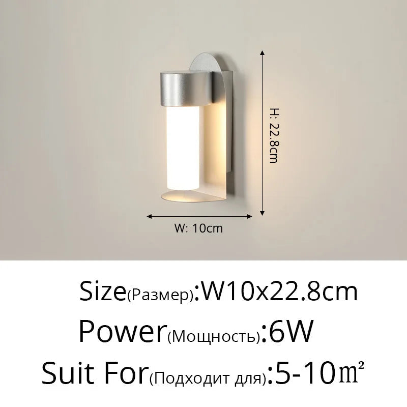 applique murale led étanche décorative pour intérieur et extérieur