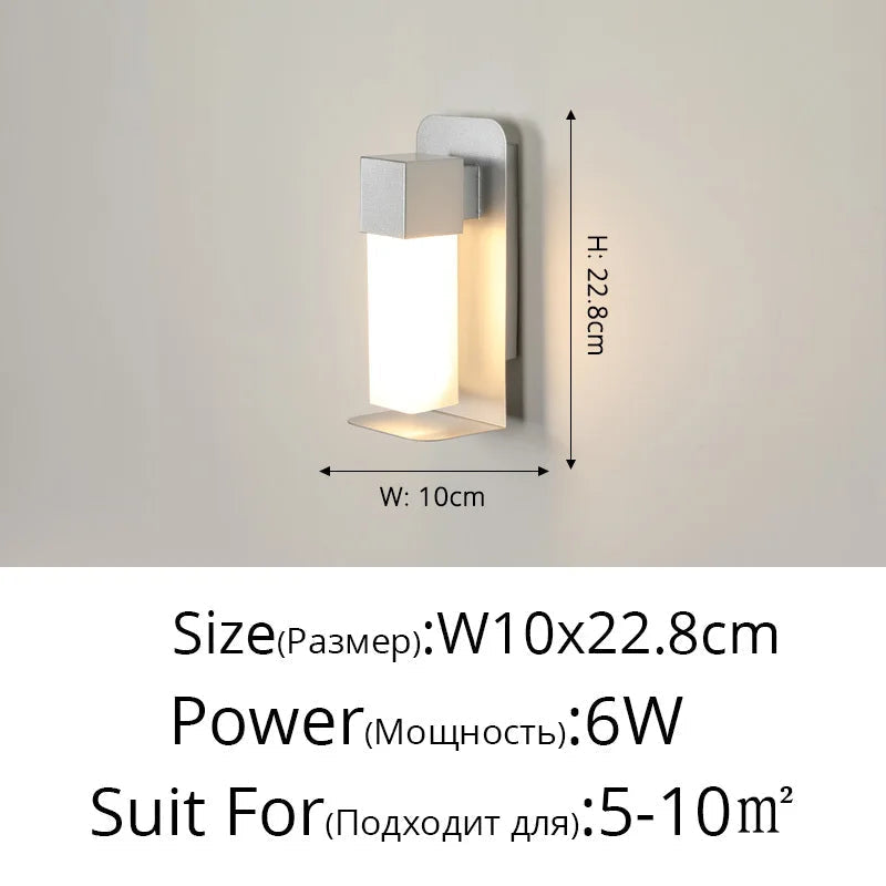 applique murale led étanche décorative pour intérieur et extérieur