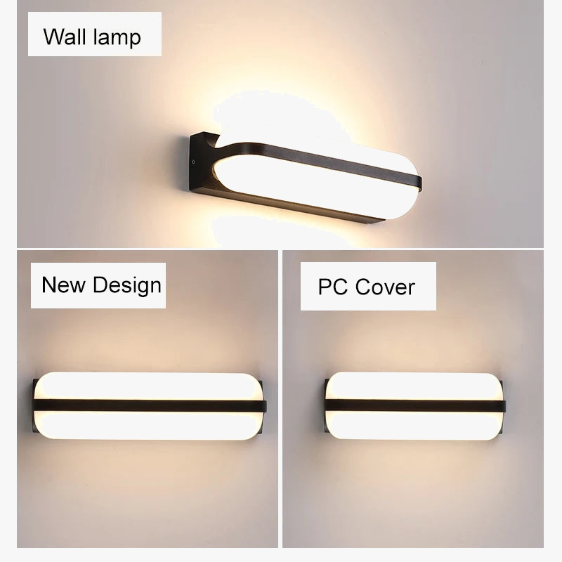 applique murale led étanche double tête pour extérieur