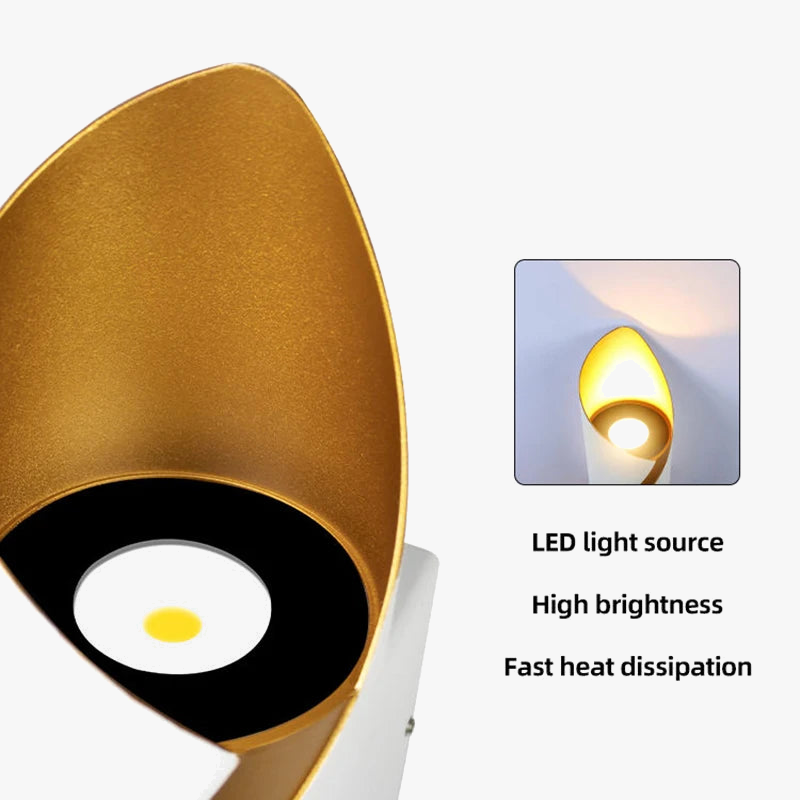 applique murale led étanche moderne pour extérieur et intérieur