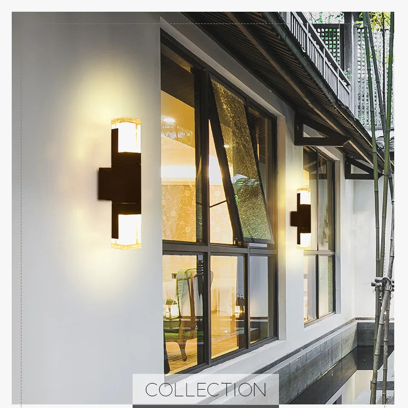 applique murale led étanche pour éclairage de jardin extérieur