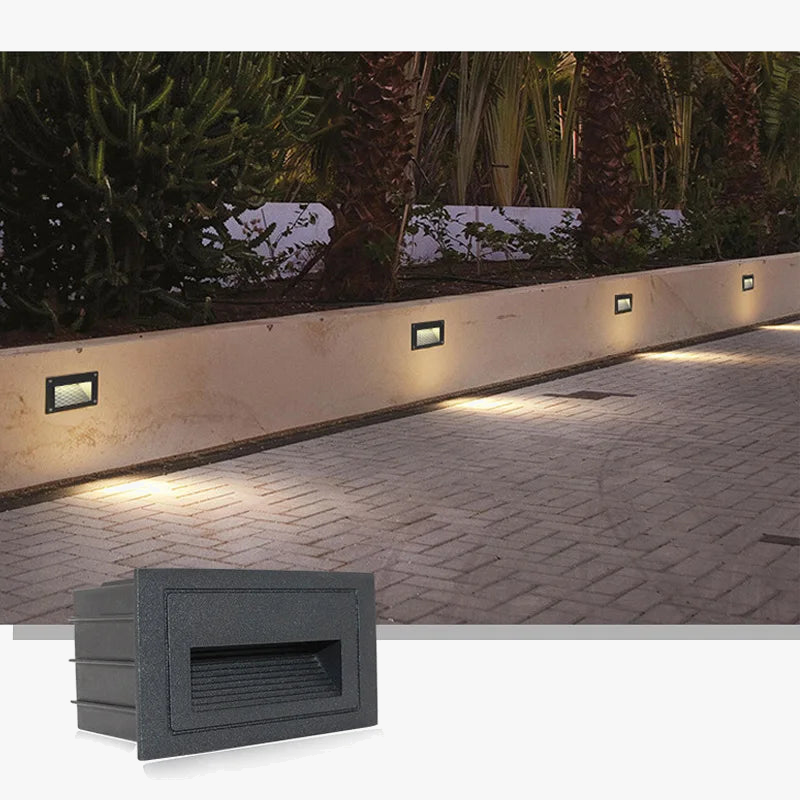 applique murale led étanche pour escaliers et marches extérieures