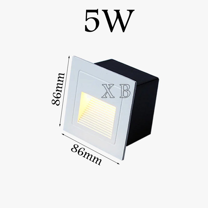 applique murale led étanche pour escaliers et marches extérieures