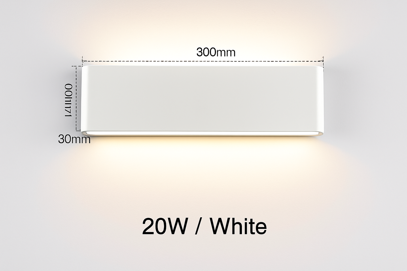 applique murale led étanche pour extérieur en aluminium