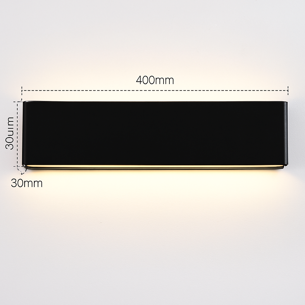 applique murale led étanche pour extérieur en aluminium