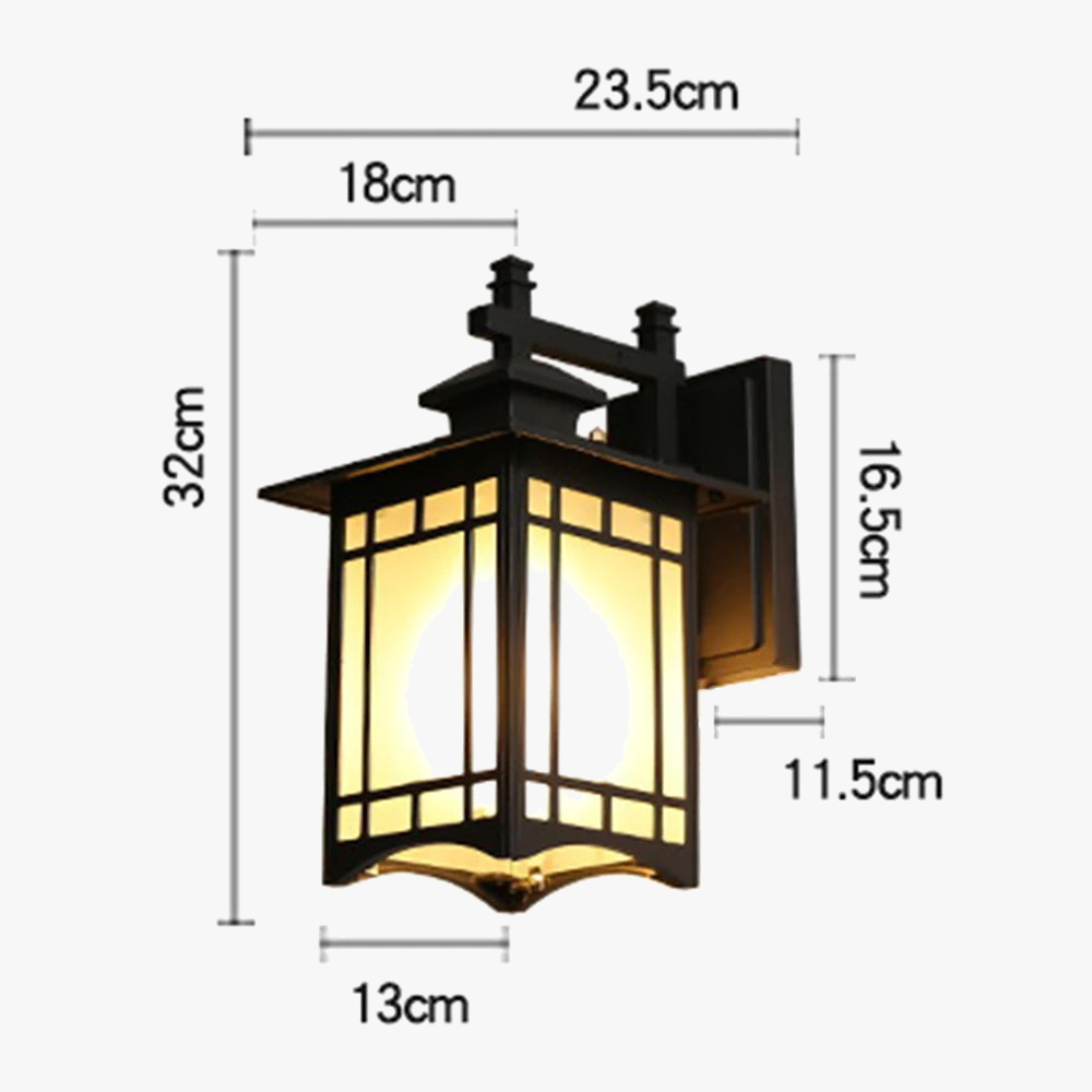applique murale led étanche pour extérieur jardin balcon cour allée