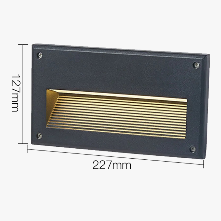 applique murale led étanche pour jardin et escaliers