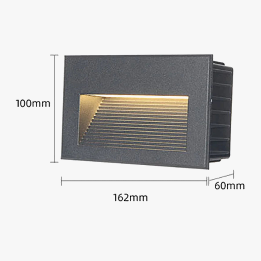applique murale led étanche pour jardin et escaliers
