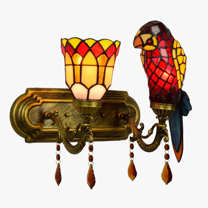 applique murale led tiffany pour décoration intérieure originale