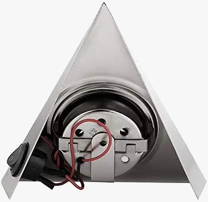 Applique murale LED triangulaire en acier inoxydable
