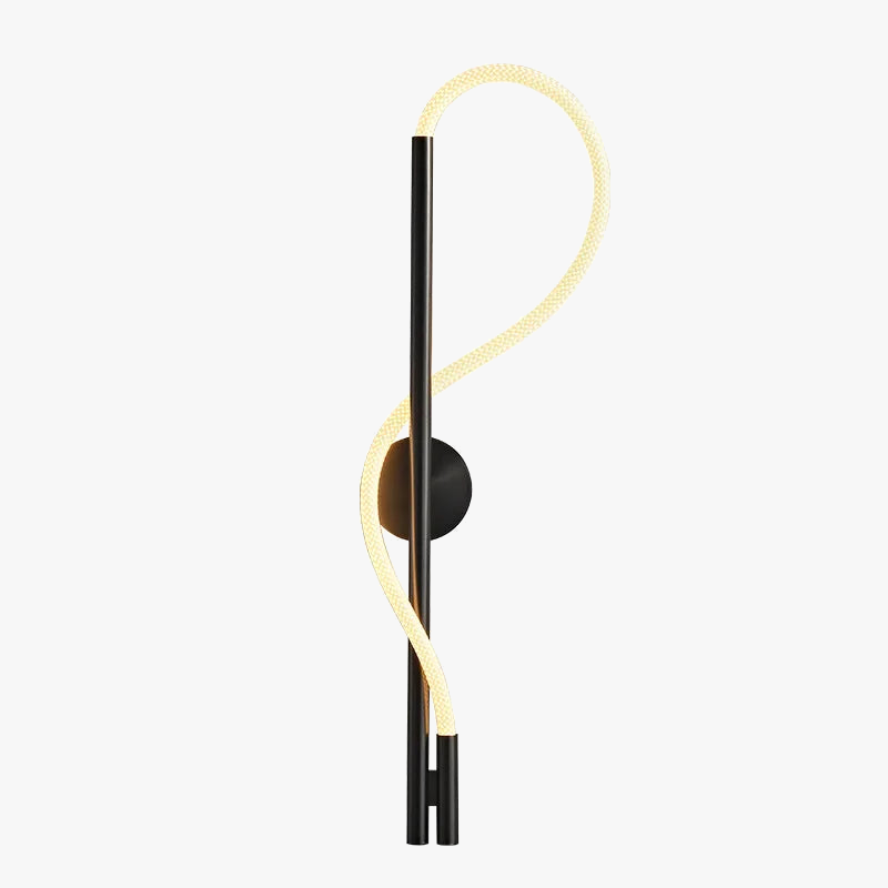 applique murale led tube acrylique 	 style acier inoxydable