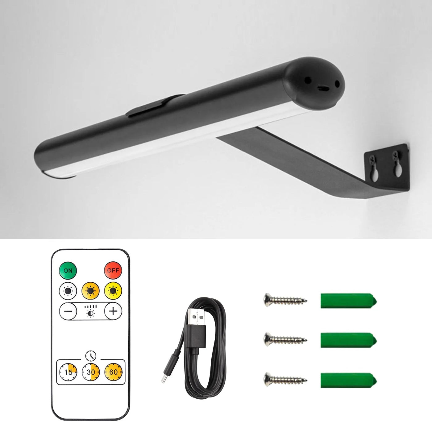 Applique murale Led USB au design moderne doré
