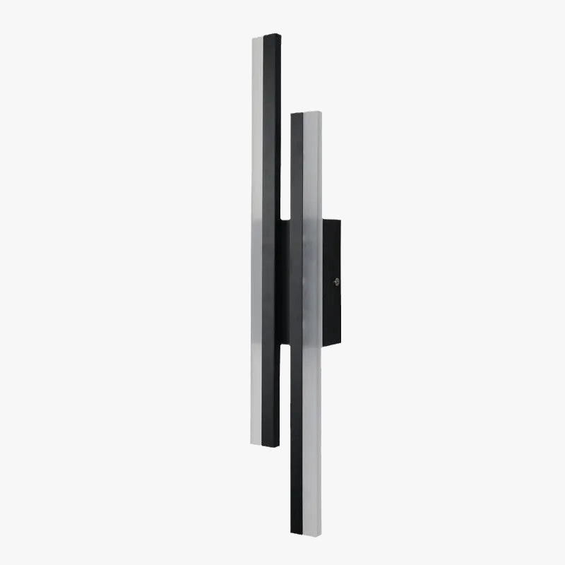 applique murale led verticale de luxe à deux têtes moderne