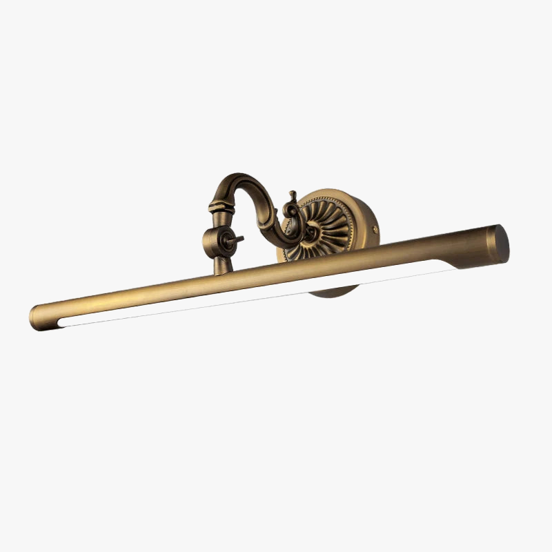 Applique murale Led Vintage en cuivre pour salle de bains