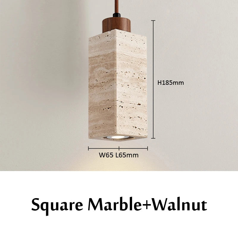 applique murale led wabi-sabi en pierre naturelle