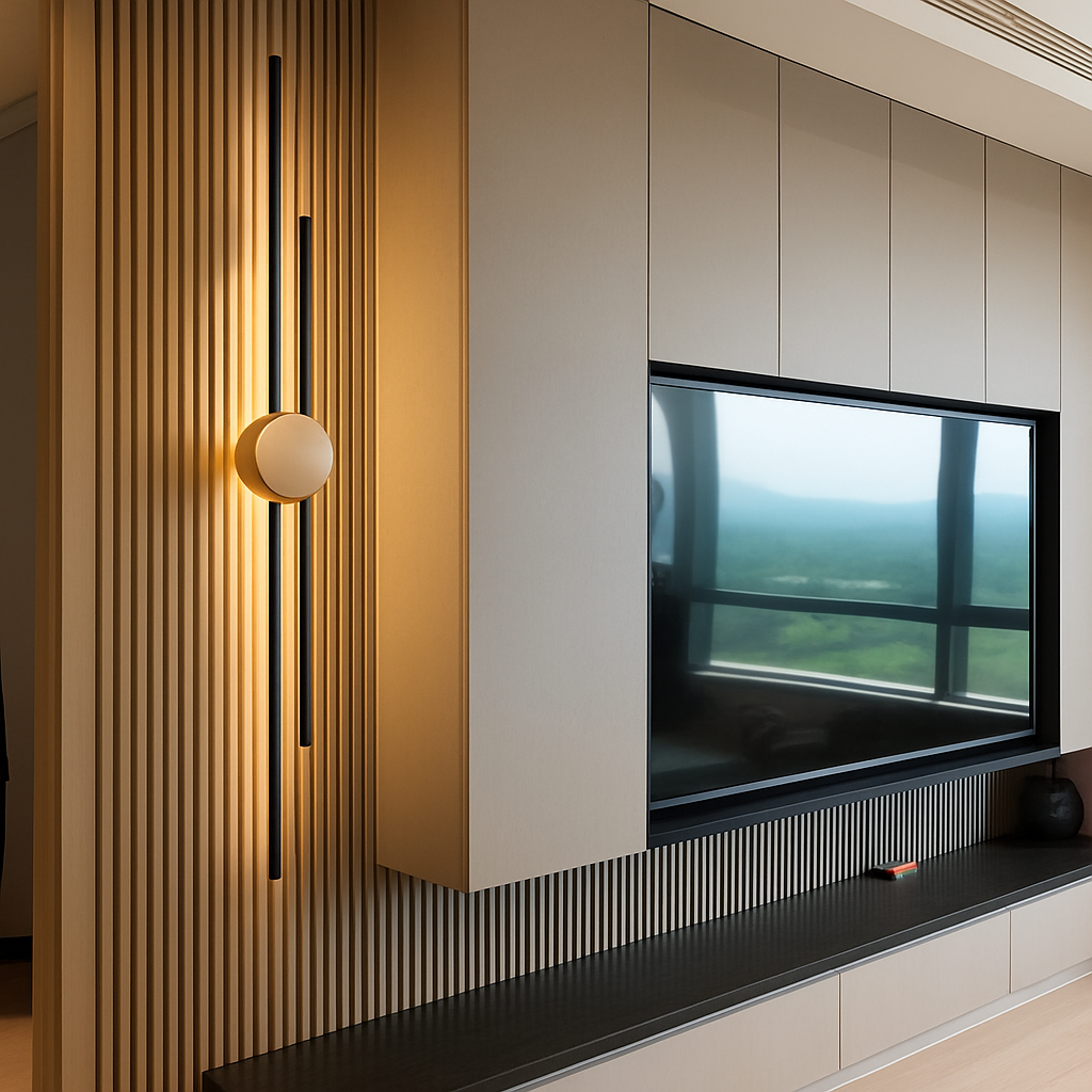 Applique murale longue LED moderne