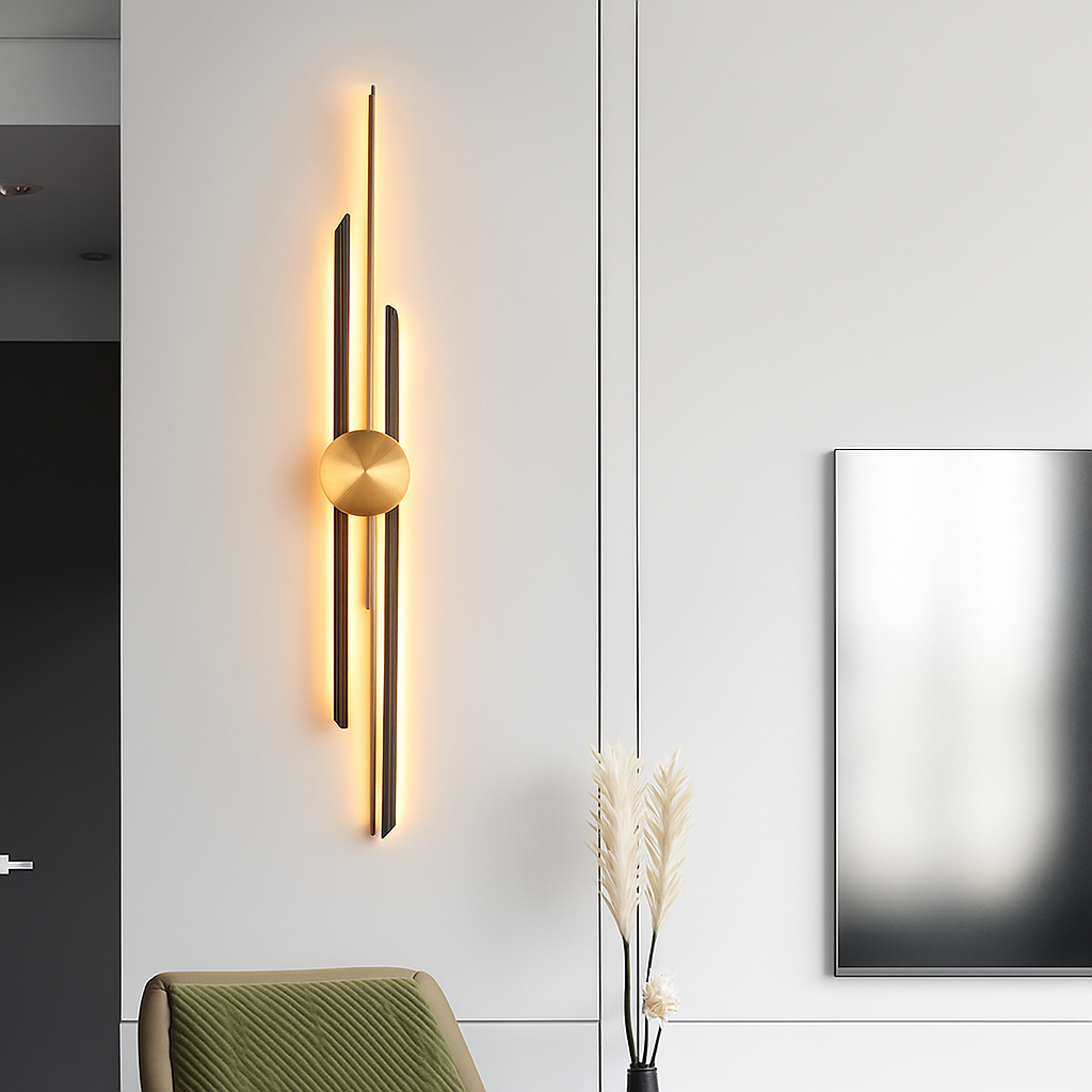 Applique murale longue LED moderne