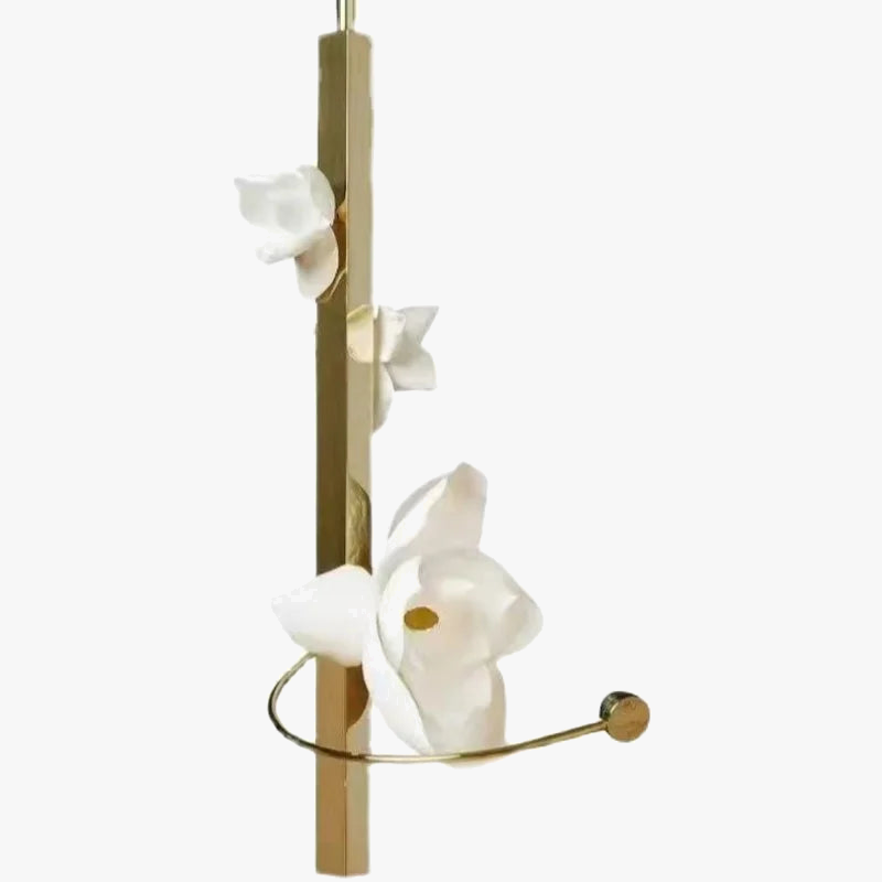 applique murale lotus en céramique pour décoration intérieure élégante