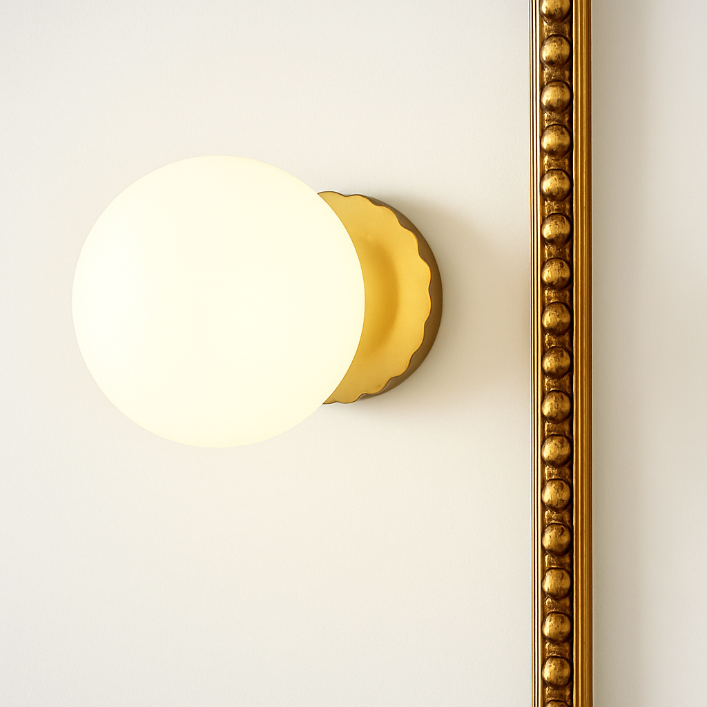 applique murale luxe design américain en verre moderne décoratif