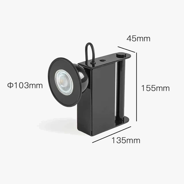 applique murale magnétique minibox stylisme italien rétro