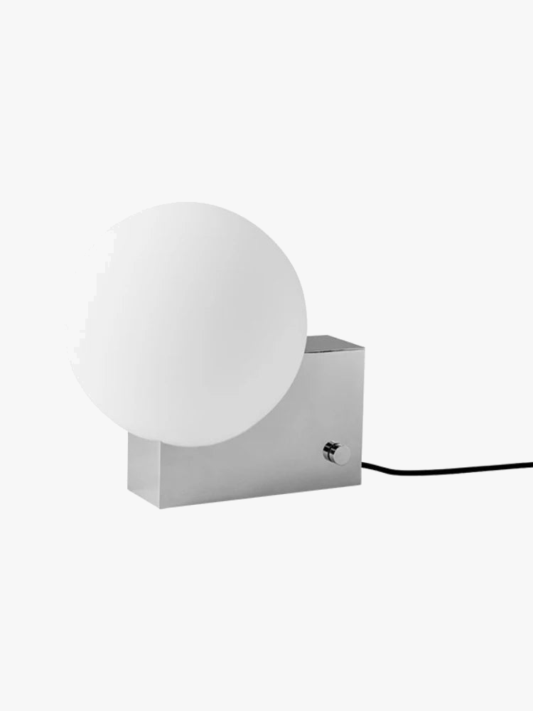 applique murale minimaliste en acier inoxydable pour intérieur moderne