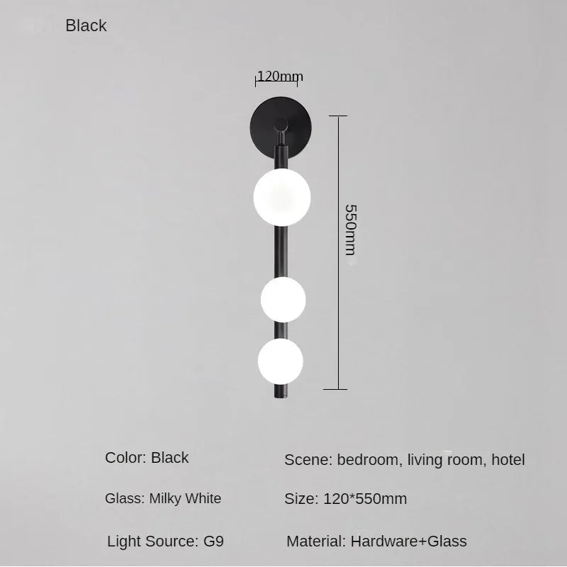 applique murale minimaliste en cuivre design moderne luxe