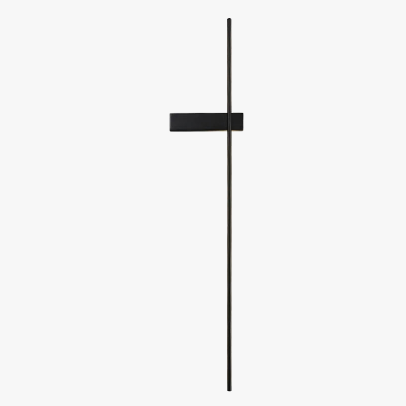 applique murale minimaliste en cuivre pour éclairage post-moderne