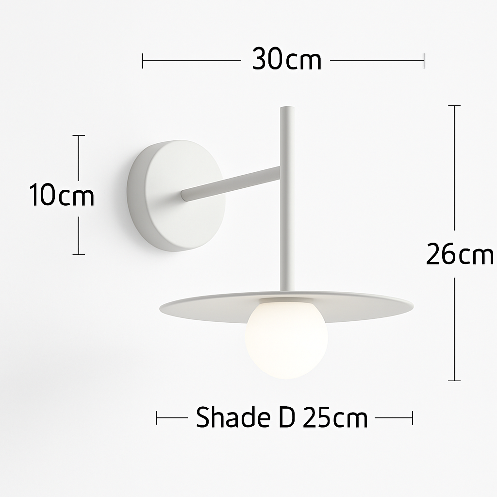 applique murale minimaliste à led style industriel rétro