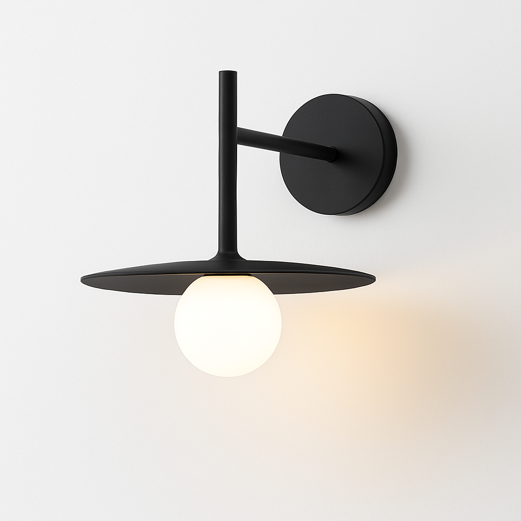 applique murale minimaliste à led style industriel rétro