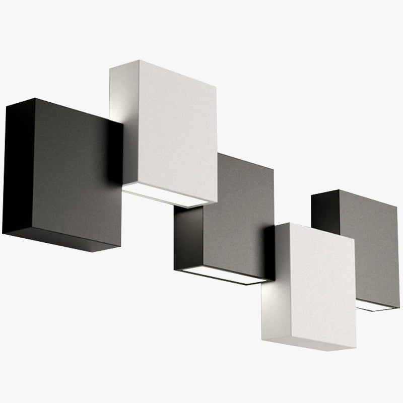 applique murale minimaliste moderne longue bande créative de luxe