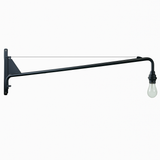 applique murale minimaliste rotative à bras long avec interrupteur