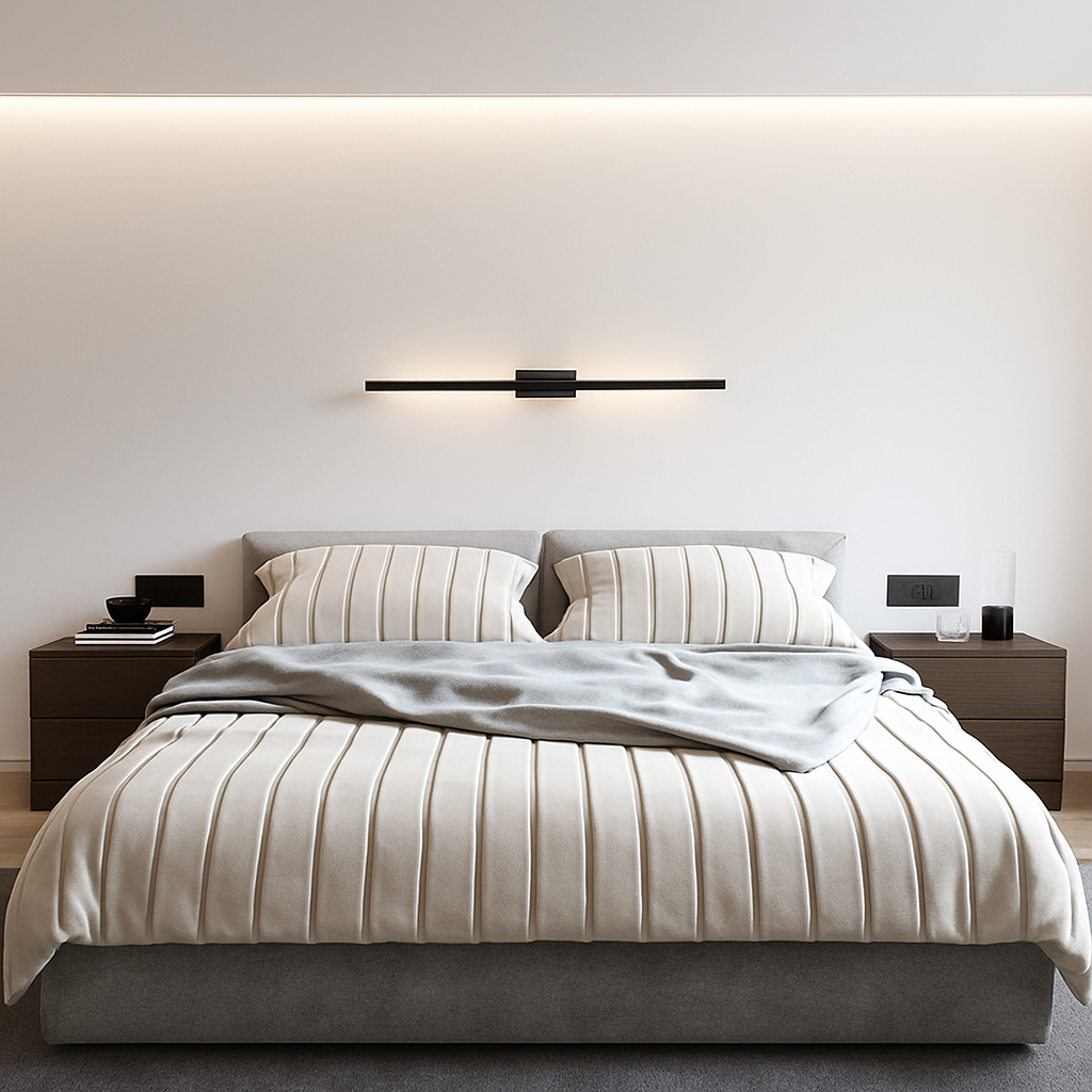 applique murale minimalistes led longue bande pour hôtel