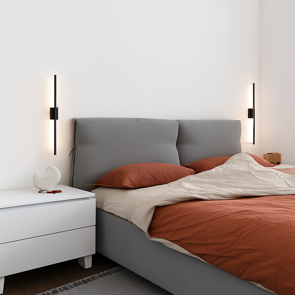 applique murale minimalistes led longue bande pour hôtel