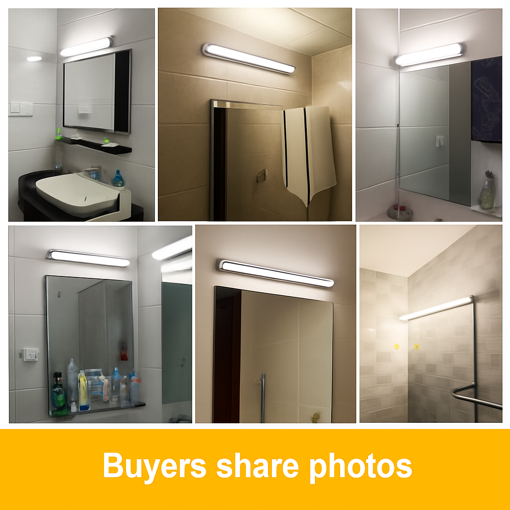 Applique murale miroir salle de bains appliques murales modernes 42CM 52CM 9W 12W toilettes luminaires muraux appliques intérieur chambre