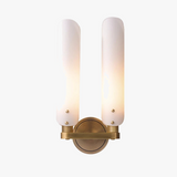 applique murale moderne art déco en cuivre doré  lampe LED décorative