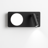 applique murale moderne avec double interrupteur et port usb