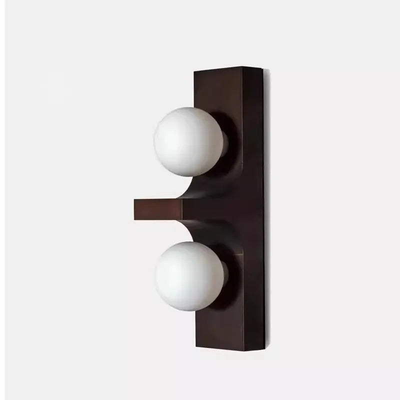 applique murale moderne boule de verre luminaire créatif pour hôtel