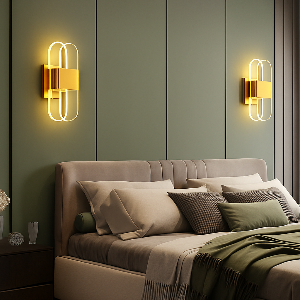 applique murale moderne en acrylique design nordique led décorative