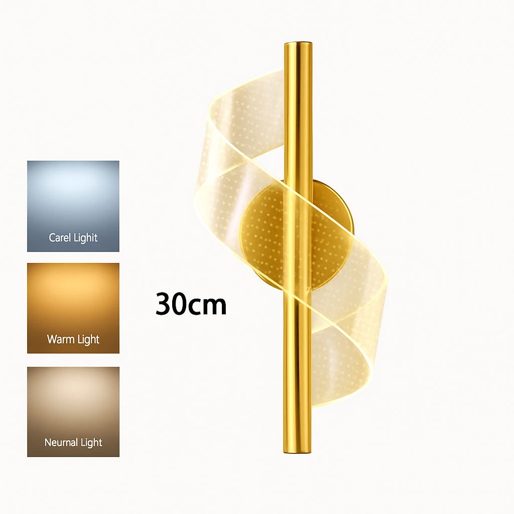 applique murale moderne en acrylique design nordique led décorative