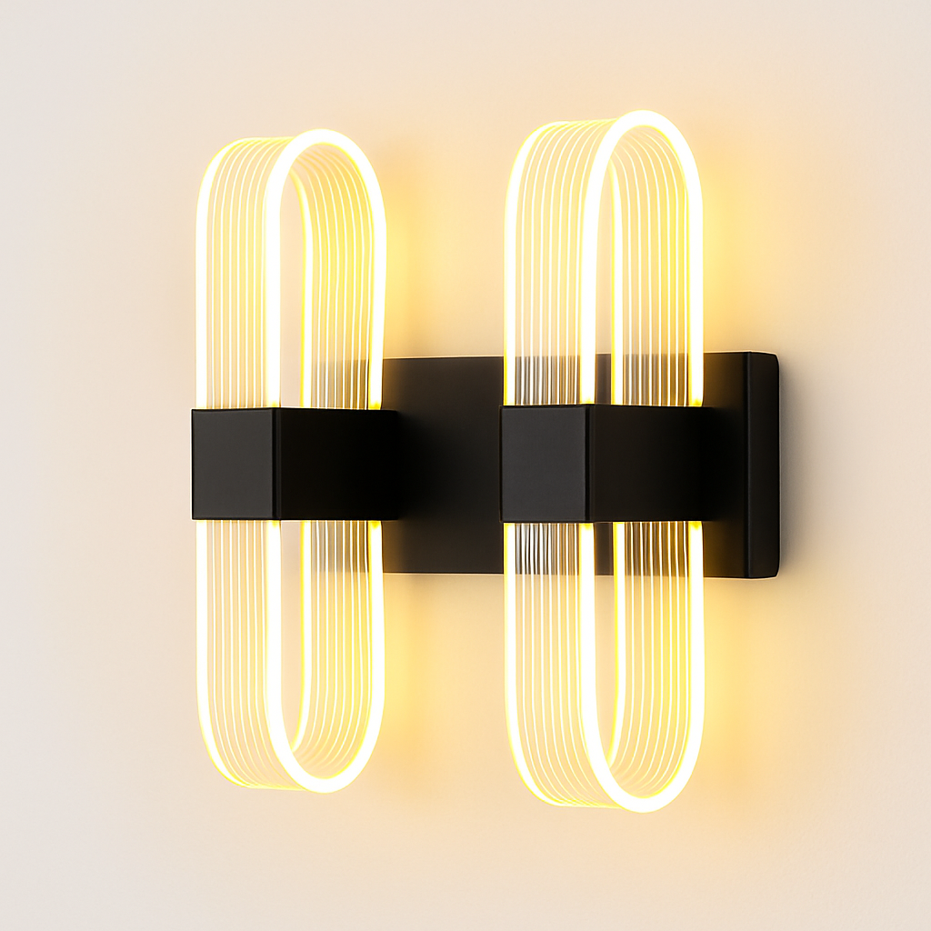 applique murale moderne en acrylique design nordique led décorative