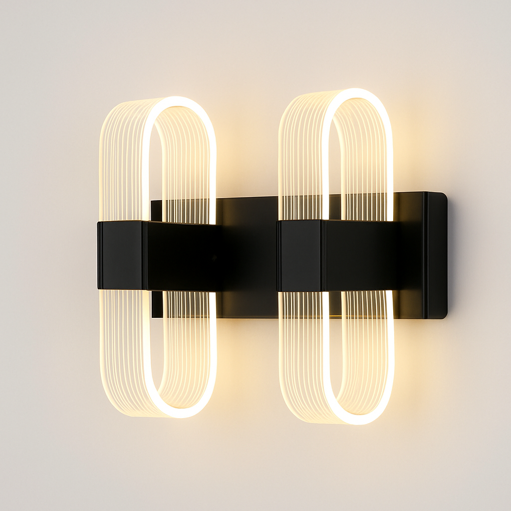 applique murale moderne en acrylique design nordique led décorative